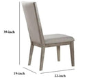 Rocky Fabric Armless Dining Chair by HouseOfZazla