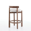 Set of 2 Swivel Counter Stools with Mid-Century Modern Design by HouseOfZazla