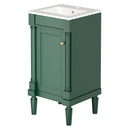 French Style Bathroom Cabinet With Sink, Adjustable Shelf