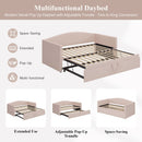 Daybed With Pop Up Trundle, Upholstered Sofa Bed