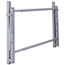 Wall-Mounted Folding Tire Storage, 30.5 To 50.5" Wide, Supports 300 Pounds - Silver by HouseOfZazla
