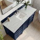 James Martin Brittany 60" Single Bathroom Vanity, Victory Blue