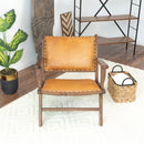 Daniel - Arm Chair - Brown / Tan by HouseOfZazla
