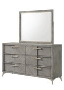 Landscape Mirror - Gray by HouseOfZazla