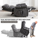ComfortMax Dark Oversized Lift Recliner Chair