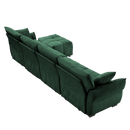 Modular 4-Seater Sofa With Ottoman