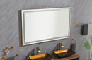 60x36 LED Lighted Bathroom Wall Mounted Mirror with High Lumen+Anti-Fog Separately Control