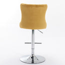 Swivel Adjustable Height Barstools Set of 2 by HouseOfZazla