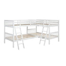 L Shaped Bunk Bed With Ladder by Unique Piece Furniture