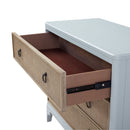 3 Drawers Hall Chest With Cane Fronts by Unique Piece Furniture