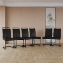 Modern Dining Chairs With High Back Upholstered Design Metal Legs by HouseOfZazla