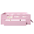 Platform Bed With Guardrail And Drawer by HouseOfZazla
