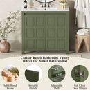 Bathroom Vanity Organizer With Sink, Combo Cabinet Set, Bathroom Storage Cabinet by Unique Piece Furniture