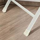 Folding Chairs, Stackable & Waterproof (Set of 4) - White by HouseOfZazla