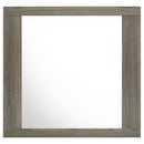 4 Piece Queen Bedroom Set With Built In Storage And Mirror - Oak by HouseOfZazla