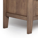 Adams - Entryway Storage Bench - Rustic Natural Aged Brown