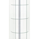 Tenley - 4 Shelf Curio Cabinet With Hexagonal Design