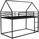 House Bunk Bed With Built In Ladder by HouseOfZazla