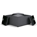 Avalon - Square Coffee Table, Storage Ottoman by HouseOfZazla