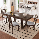 Upholstered Armless Chairs With High Ladder Back
