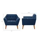 Modern Lounge Chair With Button Tufting by HouseOfZazla