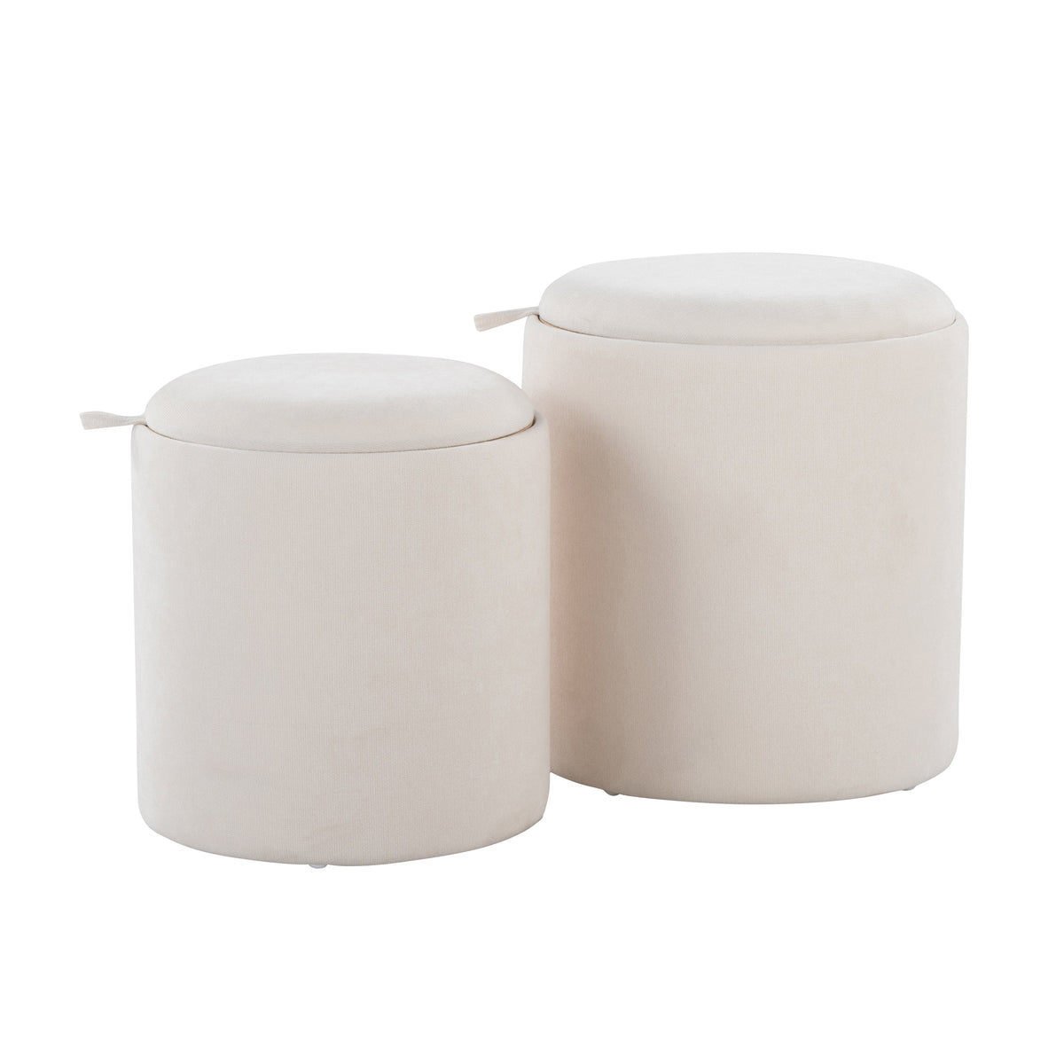 Contemporary Nesting Ottoman Set in, photo 3 of 9