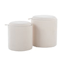 Contemporary Nesting Ottoman Set in by HouseOfZazla