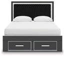 Zuraleus - Upholstered Panel Platform Storage Bed by Unique Piece Furniture
