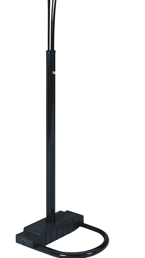 84"H BLACK 5-HEAD CAP STYLE FLOOR LAMP (1PC/CTN) (2.51/32.63)