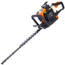 26cc 2 cycle gas powered hedge trimmer, double sided blade 24",recoil gasoline trim blade