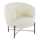 Chloe - Contemporary Chair - Black / White by HouseOfZazla