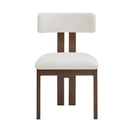 7-Piece Dining Set with Upholstered Armless Chairs