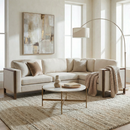 Otis 104 in. Square Arm 2-piece L Shaped Sectional Chenille Sofa by HouseOfZazla