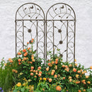 2 Pack Metal Garden Trellis 86.7" x 19.7"