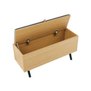 Paloma - Accent Storage Bench With Lift Top - Light Oak by HouseOfZazla