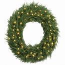 36-Inch Pre-Lit Christmas Wreath