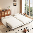 4 Seat Convertible Sleeper Sofa Bed, Modern With Storage
