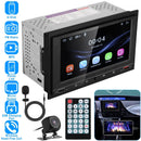 7In Universal Wireless Car MP5 Player 1080P Video Player Stereo Audio FM Radio Aux/USB Input with Rear View Camera Remote Control