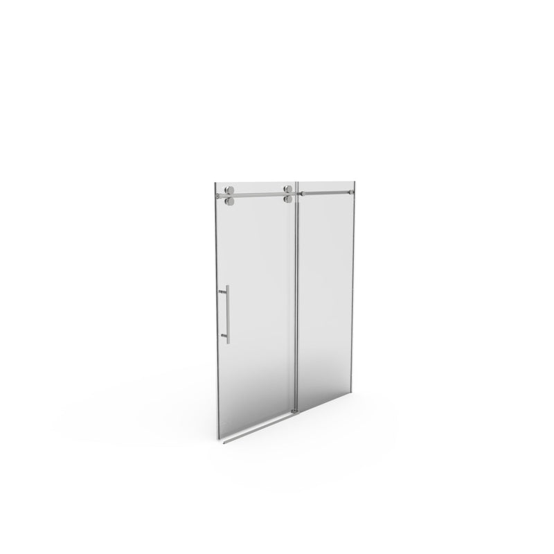 56"-60"W x 76"H Frameless Shower Door, photo 7 of 10