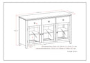Cosmopolitan - Handcrafted Sideboard Buffet
