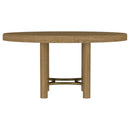 Arini 5-piece Round Dining Table Set Sand Wash and Black