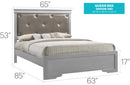 Chic Elegantly Designed Transitional Bed by HouseOfZazla