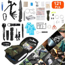 121Pcs Survival Kit for Outdoor Adventure and Emergency Gear by LJGDeals