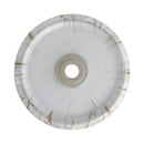 Ceramic Round Above Counter Bathroom Sink Art Basin by HouseOfZazla