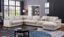 Celine - Fabric Corner Sectional Sofa With Right-Facing Chaise, Cupholders, And Charging Ports by HouseOfZazla