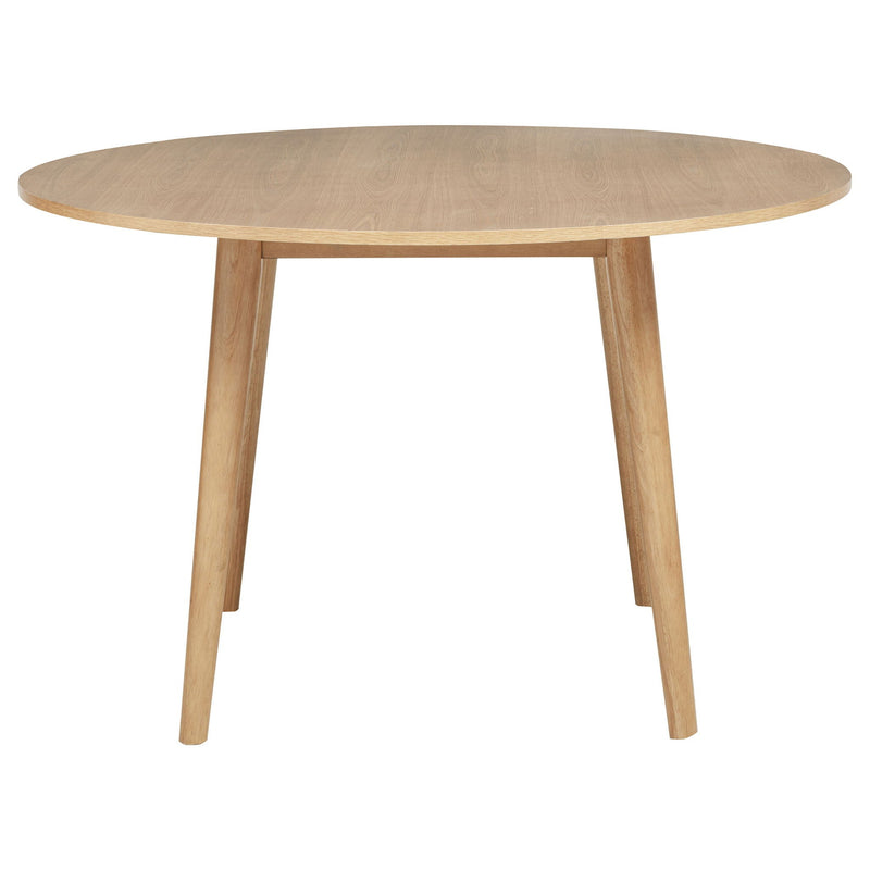 Andrews 5-piece Round Dining Table Set Light Ash and Black, photo 6 of 7