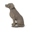 MGO Dog Decor Outdoor Dog Statue - Dark Brown by HouseOfZazla