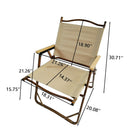 5 Pieces Dining Set, Multi-Function Foldable And Portable, 1 Dining Table & 4 Folding Chairs, Indoor And Outdoor Universal - Natural by HouseOfZazla