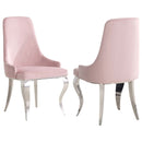 Luxury Upholstered Back Dining Chairs (Set of 2) by HouseOfZazla