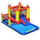 Inflatable Water Slide Castle Kids Bounce House with 480W Blower by LJGDeals